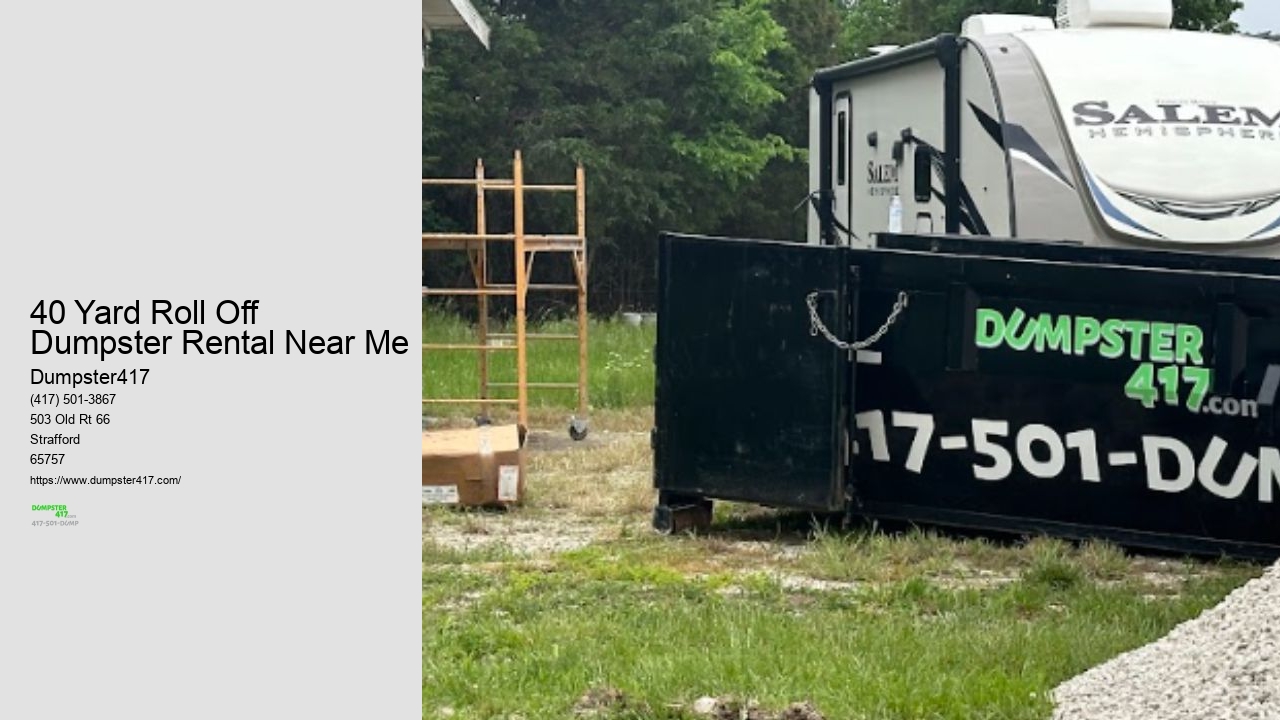 Small Dumpster Rental Strafford Mo