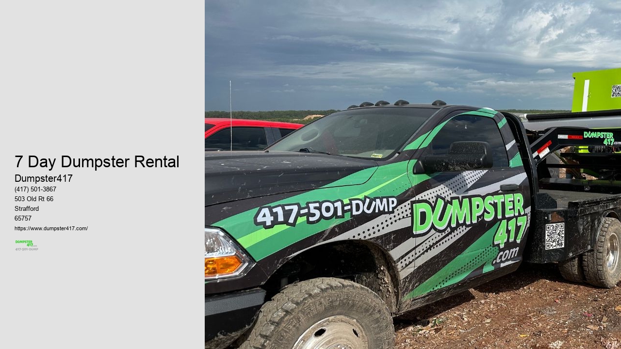 7 Day Dumpster Rental