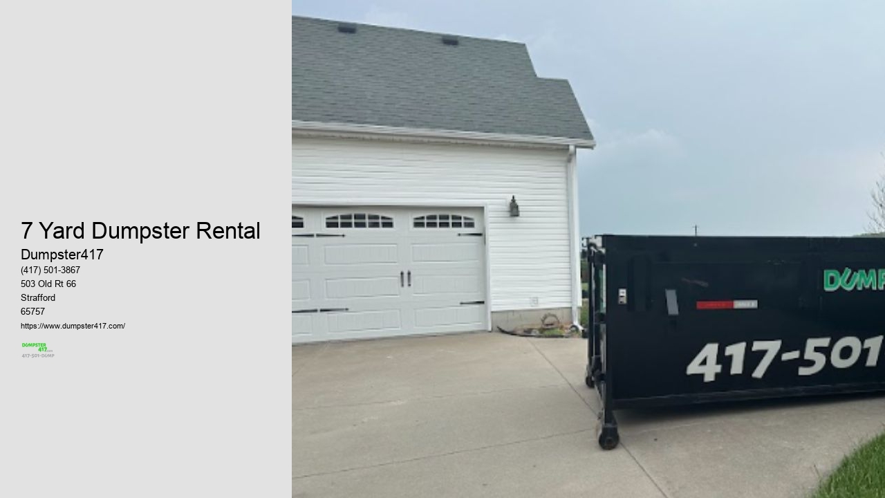 7 Day Dumpster Rental