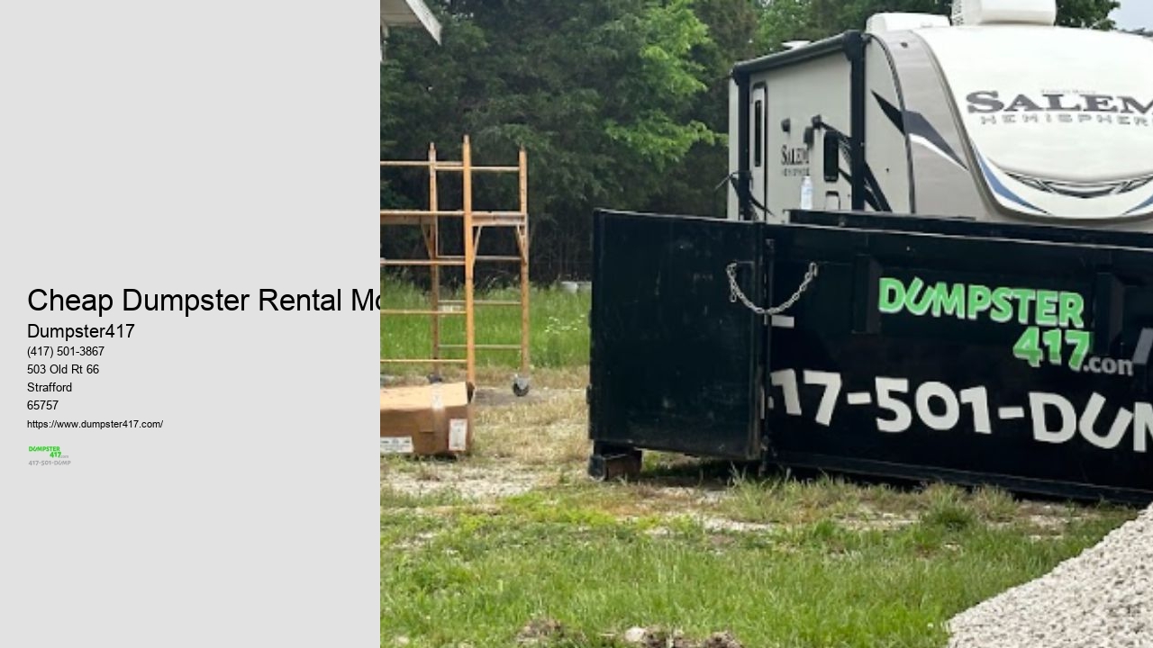 Cheap Dumpster Rental Strafford