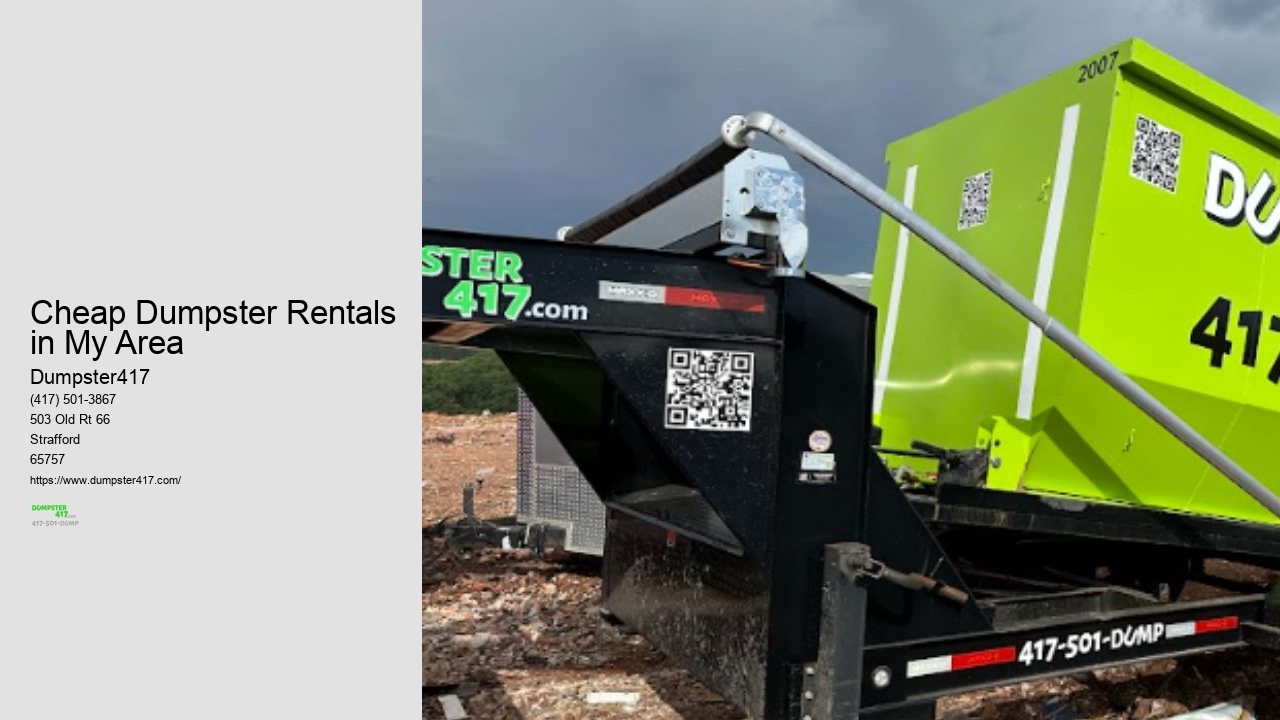 6 Yard Dumpster Rental Prices Near Me